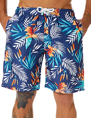 Image of KAILUA SURF Mens Swim Trunks Long, Quick Dry Mens Boardshorts, 9 Inches Inseam Mens Bathing Suits with Mesh Lining