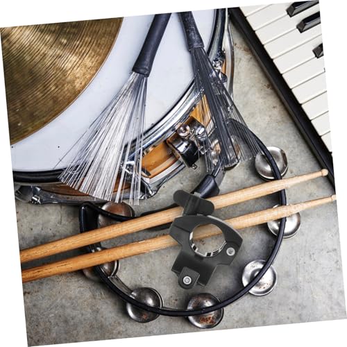 LIOOBO Quick Release Drum Rack Clip Soporte para Tubo de Batería, Abrazadera resistente para un agarre seguro con diseño ligero y duradero para músicos miniatura 6