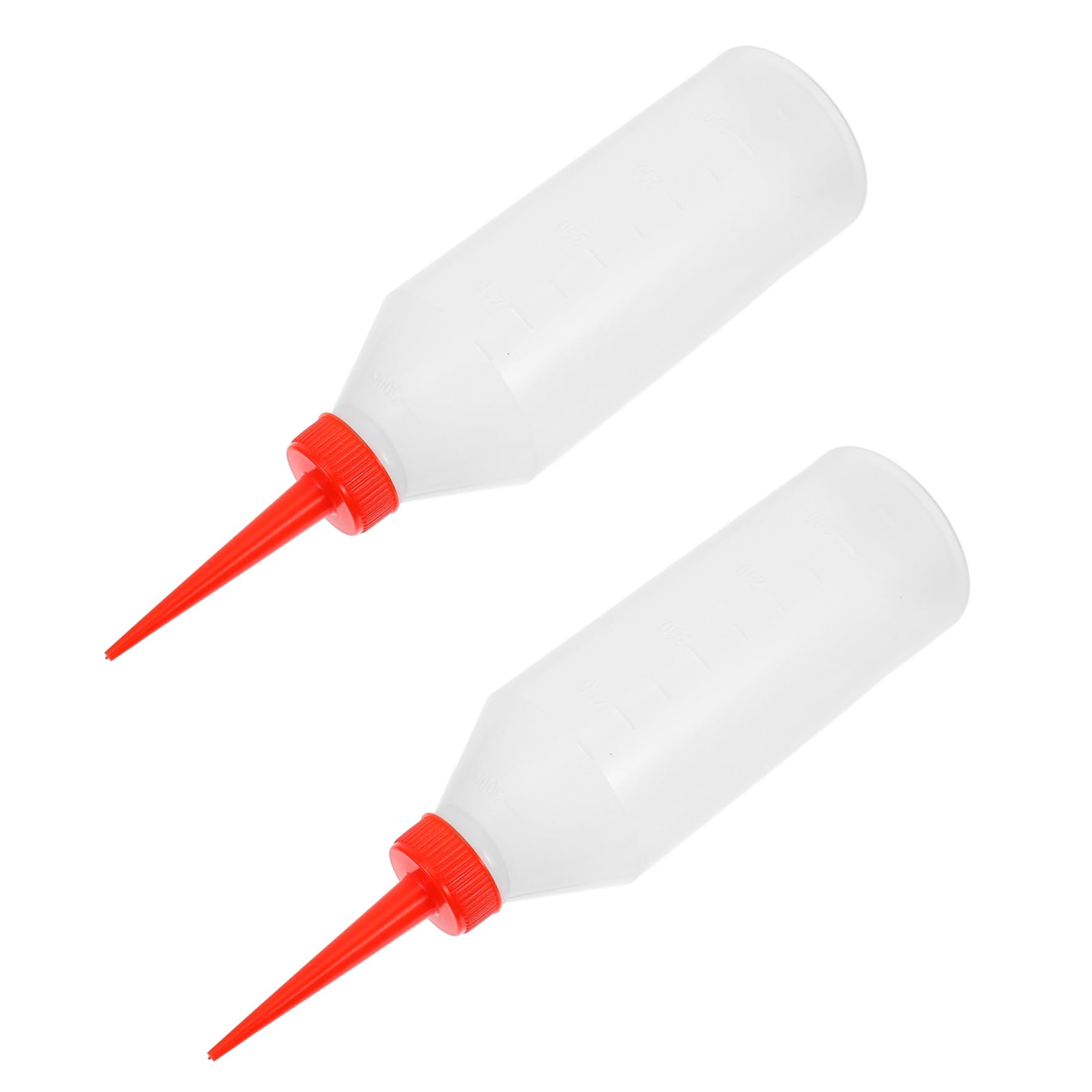 FONDOTIN 2Pcs Precision Sewing Machine Oil Dispenser Bottles Plastic Applicators with Nozzle Tips for Craft Glues and Automotive Oil Sewing Machines