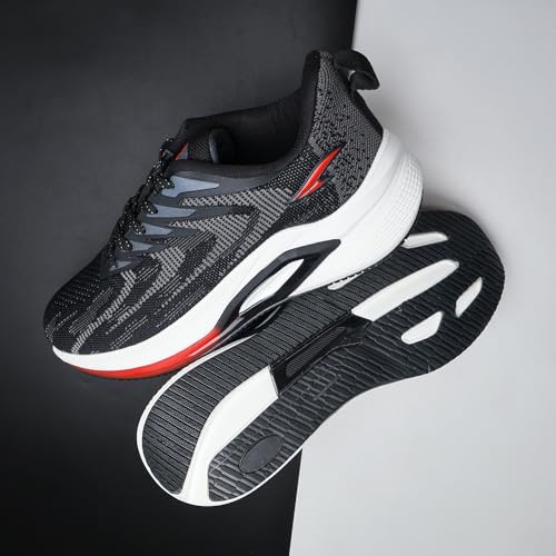 Image of ASIAN Powerplay-31 Men's Running Shoes | Wave-Tech Knit Upper with AeroFlow Side Panels | EVA Midsole | Fish-Scale Yarn | Stylish Athletic Sneakers