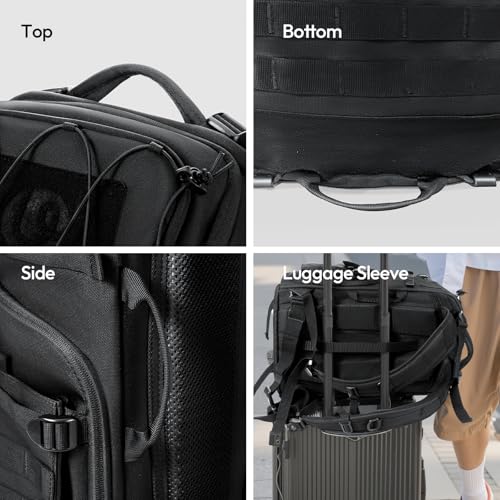 Image of ULANZI BC007 Camera Bag, Tactical Camera Backpack 28L Lightweight Aluminum Frame Travel Bag for Photographers Women Men DSLR Camera Case