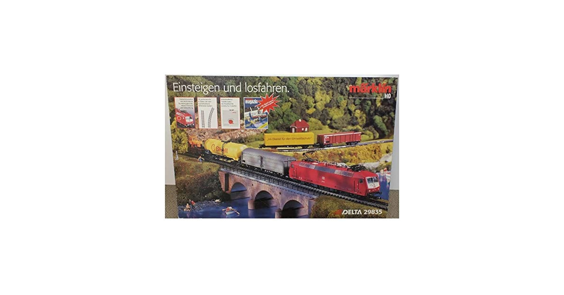 Amazon.com: Märklin MARKLIN HO Delta DB Starter Long Cargo