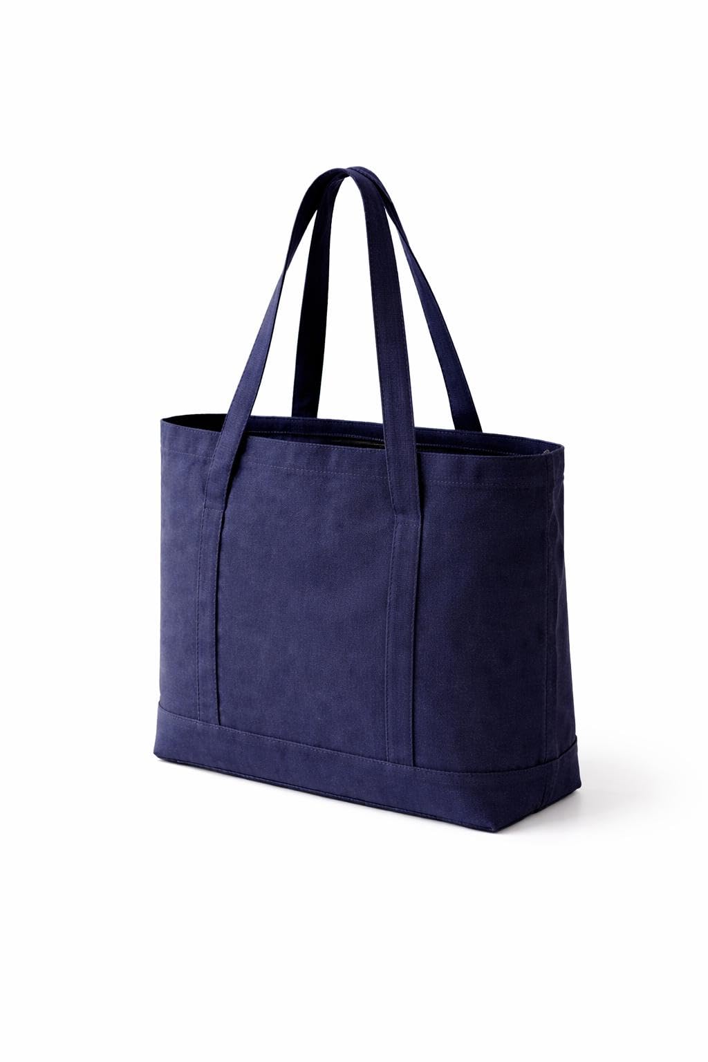 Carryall Tote - Jet Black | Versatile cotton canvas tote fits laptops up to 14”. Durable, minimal & unisex - ideal for office, college, travel & daily use