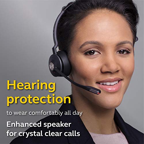 Jabra Engage 65 Wireless Headset, Mono – Telephone Headset with Industry-Leading Wireless Performance, Advanced Noise-Cancelling Microphone, Call Center Headset with All Day Battery Life