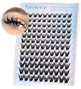 Pawotence Manga Lash Clusters Wispy Cluster Eyelash Extensions 10-16mm Individual Lashes Clusters...