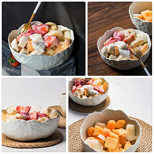 DOITOOL Tigela para salada de cerâmica para alimentos, tigela de sopa japonesa, tigela de cerâmica p