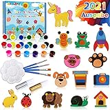 🎨 【Spaß und Bildung】 - Das Kunsthandwerksset aus Holz für Kinder bietet Spaß und Unterhaltung für Ihre Kinder. Sie lernen, wie man Farben mischt und sich durch Dekorieren von Kunst aus Holz bastelt. Es ist der beste Weg für Kinder, ihre Fantasie, Kreativität und ihr Selbstbewusstsein zu fördern.