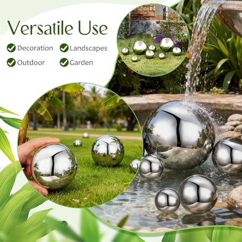 Bolas de espejo para jardín que transforman tu terraza con reflejos de luz mágicos 4