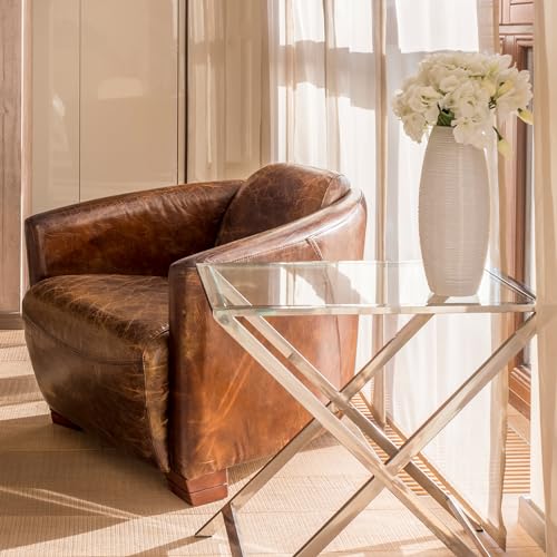 Clear Tempered Glass Table Top 24 Inch Square Beveled Edge with 1/2 Inch Thickness for Dining, Coffee or Side Tables by Fab Glass and Mirror by Fab Glass and Mirror - Image 2