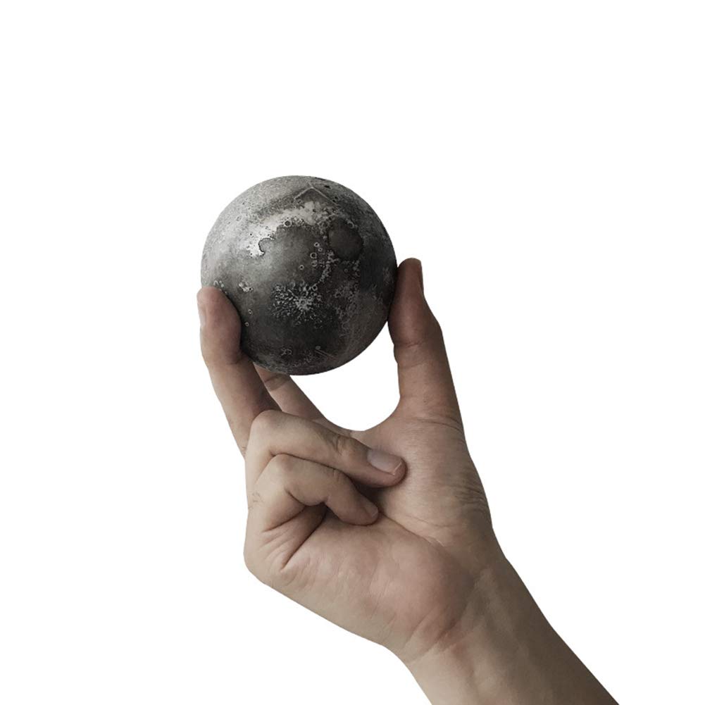 3D Moon AR Model, 3D Printed Scientific Moon Model Augmented Reality Lunar Mini Moon Model