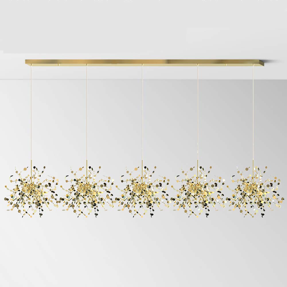 Petit luminaire feu d'artifice pour salon et entrée accueillante