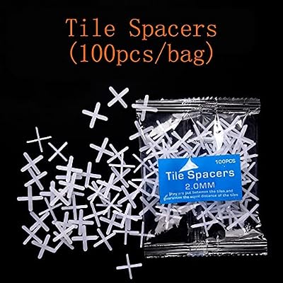 Lysee Washers - Tile Spacers 100pcs/bag Ceramic Wall Floor Cross Grout Spacers Installation Laying Tools floor tiles leveling system all size - (Inner Diameter: 2.5mm)