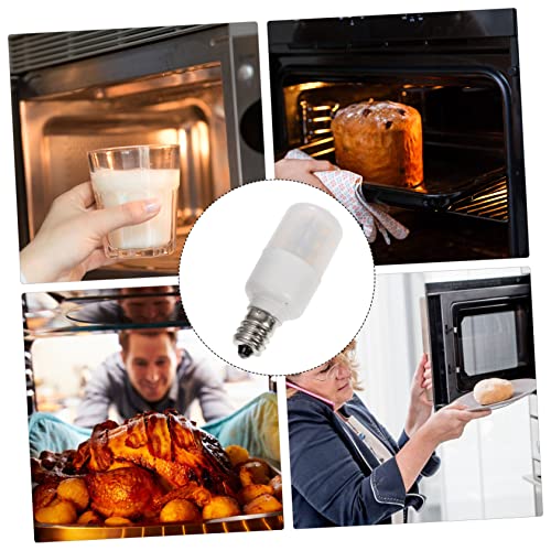 Cubtol 8 Pcs E12 Refrigerator Light Refrigerator Light Bulb Led Refrigerator Light Bulb Microwave Light Bulb E12 Led Bulb Appliance Bulb Refrigerator Bulb Led E14 Aluminum Indicator Light #TOP3