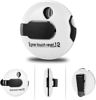 Lechnical Small Golf Stroke Counter Mini Score Counter Simple Attachment Scorekeeper Golf One Reset Counter