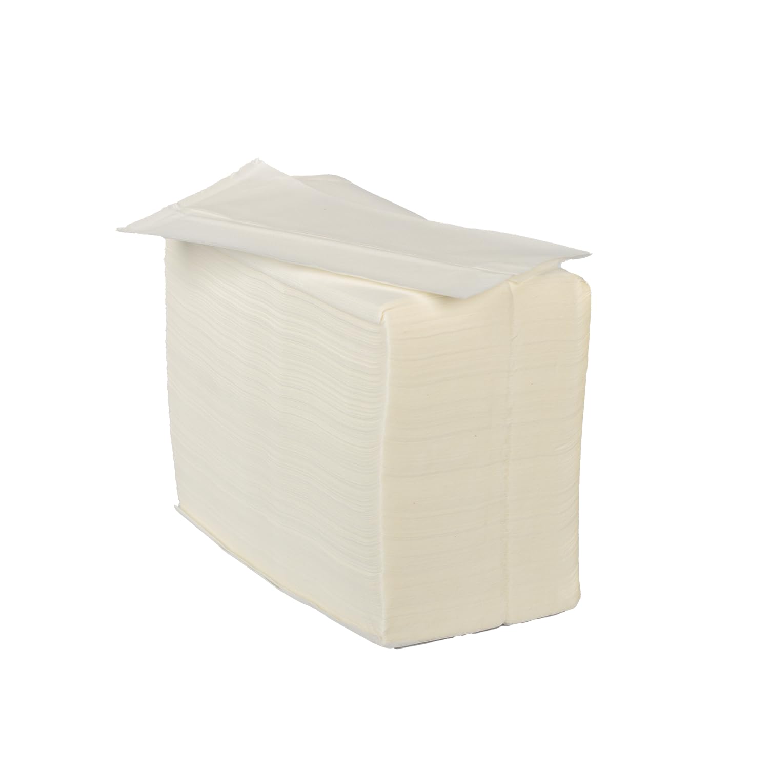Karat KN-F137-1W Lot de 10 serviettes de table pliables Blanc 13,5 x 7 cm