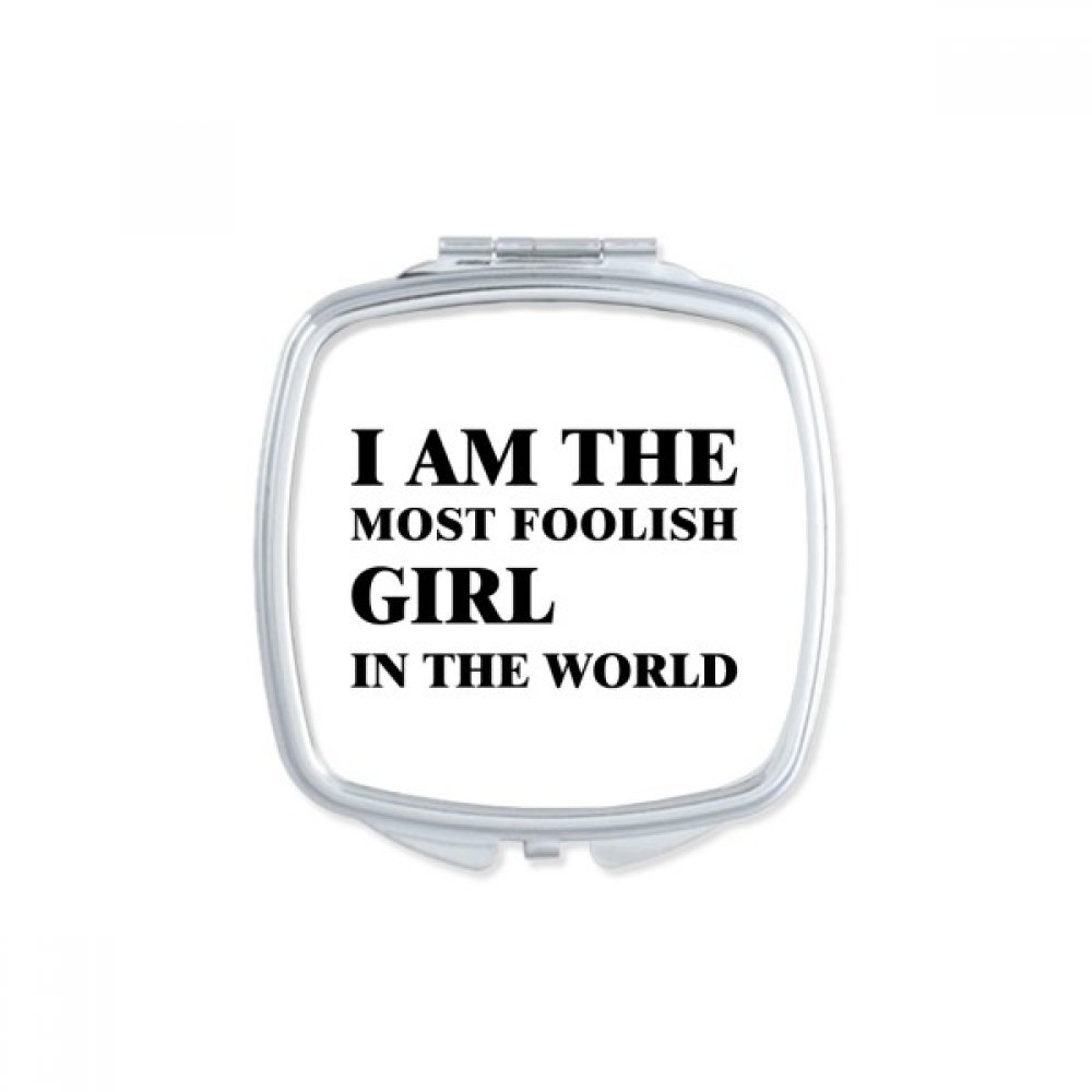Miroir carré portable mignon cadeau idéal et original pour les fêtes