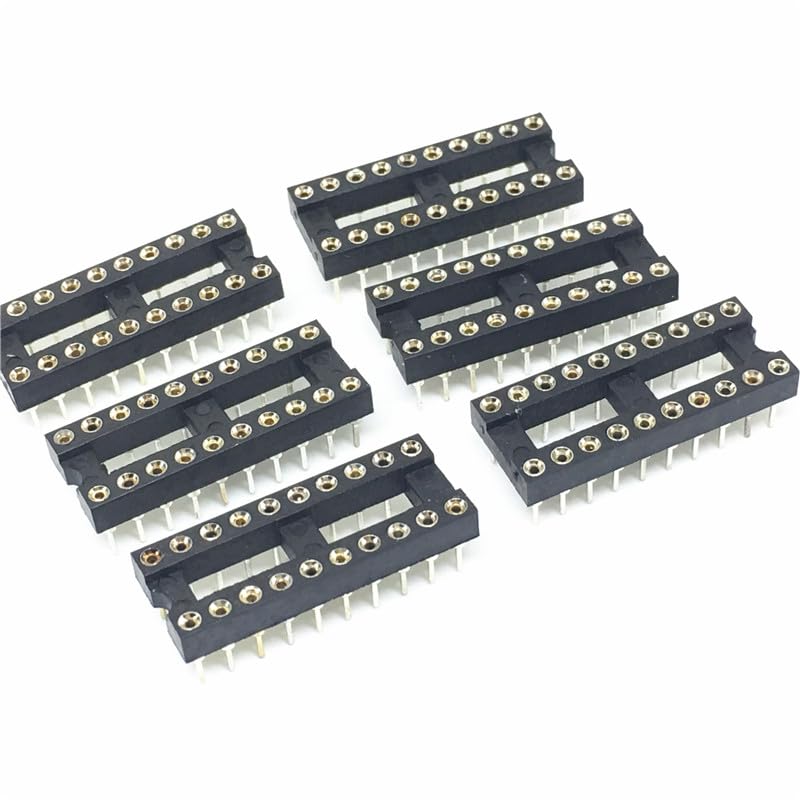 Wiring Connecting Terminals - 20P Round Hole IC Block 20P Round Hole chip Holder DIP-20 Socket DIP20