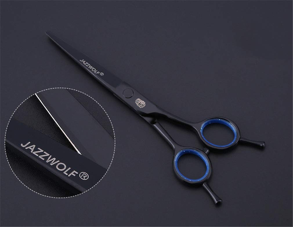 Haar-Ausschnitt-Scheren-Set (6,0 Zoll), Friseurschere Professionelle Ausdünnung Schere Set (Licht Und Sharp), Für Salon, Barbier Oder Home Use,Blau