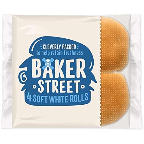 Baker Street 4 Soft White Rolls (Pack of 3) - Total 12 Rolls Cover