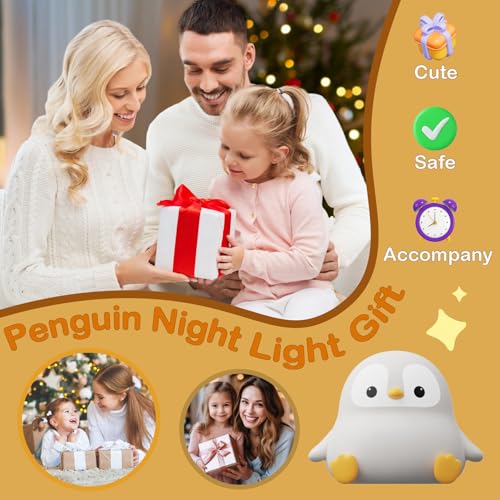 Lámpara de noche infantil de silicona recargable con temporizador miniatura 7