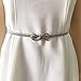 NUREINSS cinturones mujer fiesta Moda Estilo del Metalico Estiramiento Elástico de la...