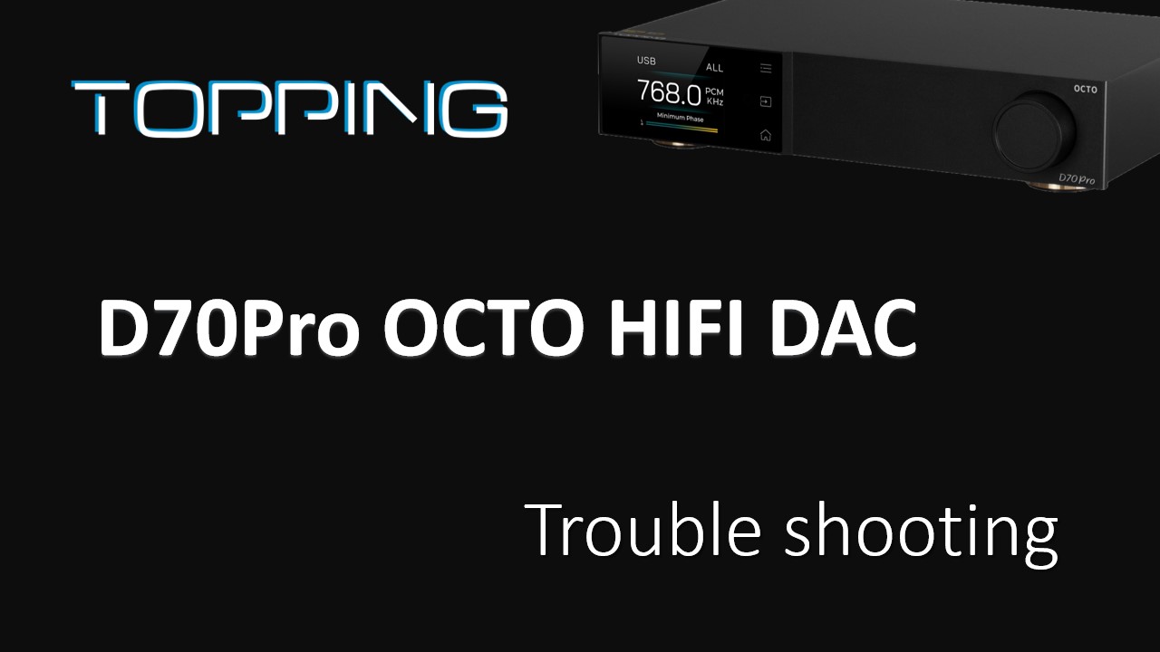 Topping D70 Pro OCTO DAC - 8X CS43198 Bluetooth 5.1 LDAC