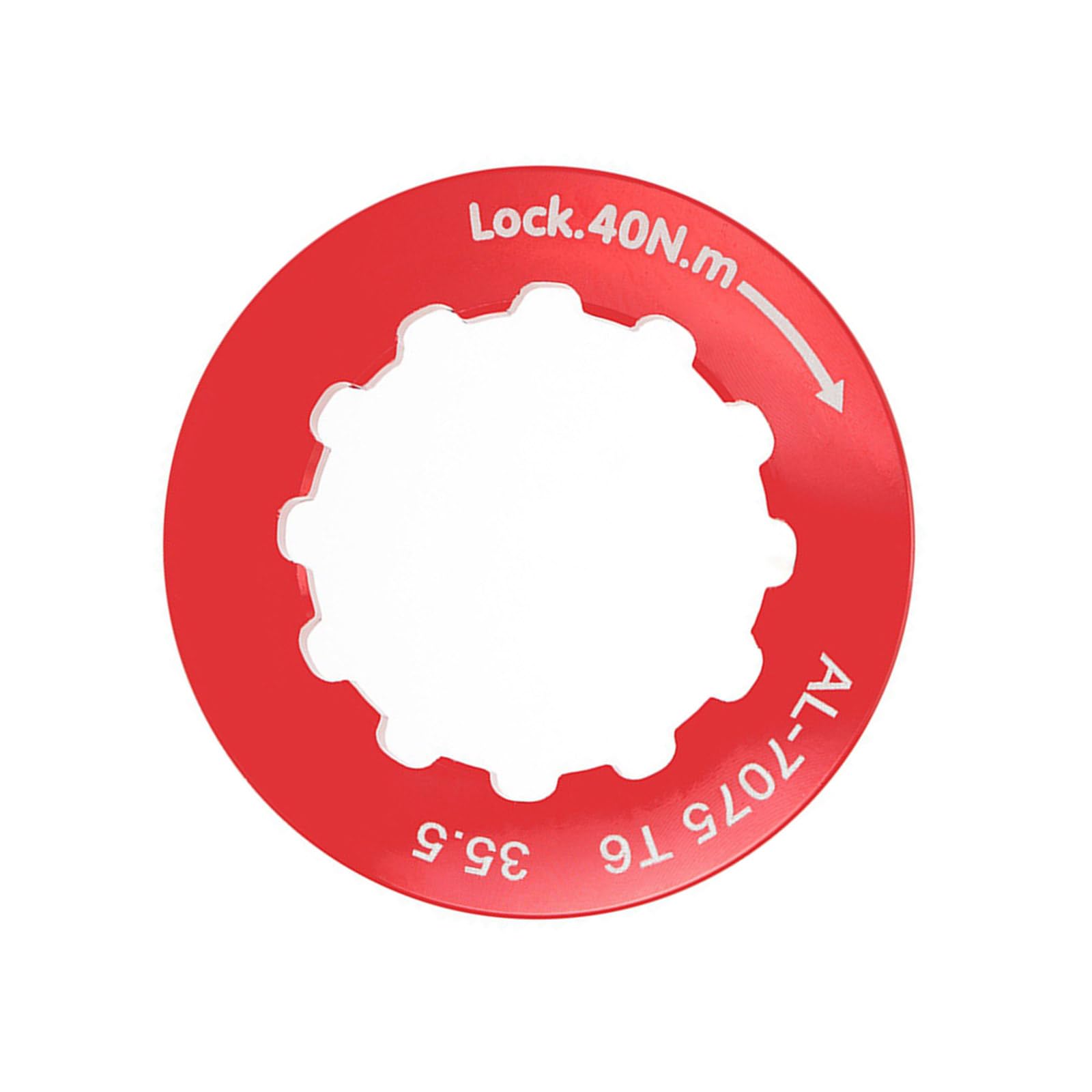 Tsophreniq Aluminum Alloys Flywheel Caps Fixing Rings Fastening 11T Cassettes Cover Bike Cassettes Cover Aluminum Alloys Rings