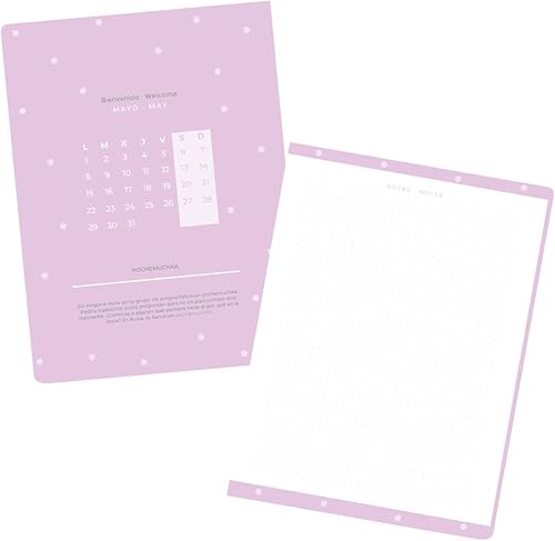 Miniatura 4 de Agenda 2022 2023 - Septiembre a agosto - Dafne - Vista semanal - Tamaño A5 - 5.9 x 7.9 in - Encuadernación de alambre - Español - Inglés - Takenote