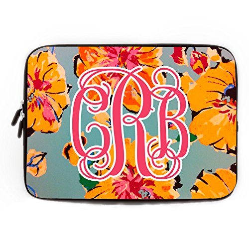 Persoanlized Computer Cover Sleeve for Laptops 13.3 Inch Flower Bohemian Computer Sleeve Macbook Air 13 inch Flower Laptop Case for 13 13.3 Apple MacBook Air Acer Samsung