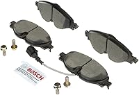 Bosch BC1760 QuietCast Premium Ceramic Front Brake Pads for Audi A3, VW Golf, Jetta, GTI, Passat - Quiet, Low Dust OE Replacement