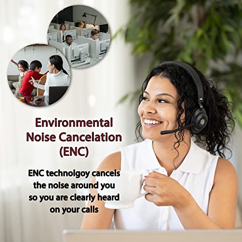 CA Essential Bluetooth Headset (HS-2000BT) – Professional Wireless Headset Optimized for UC Platforms, ANC & ENC Technology Ensure Quality Audio... - Image 4