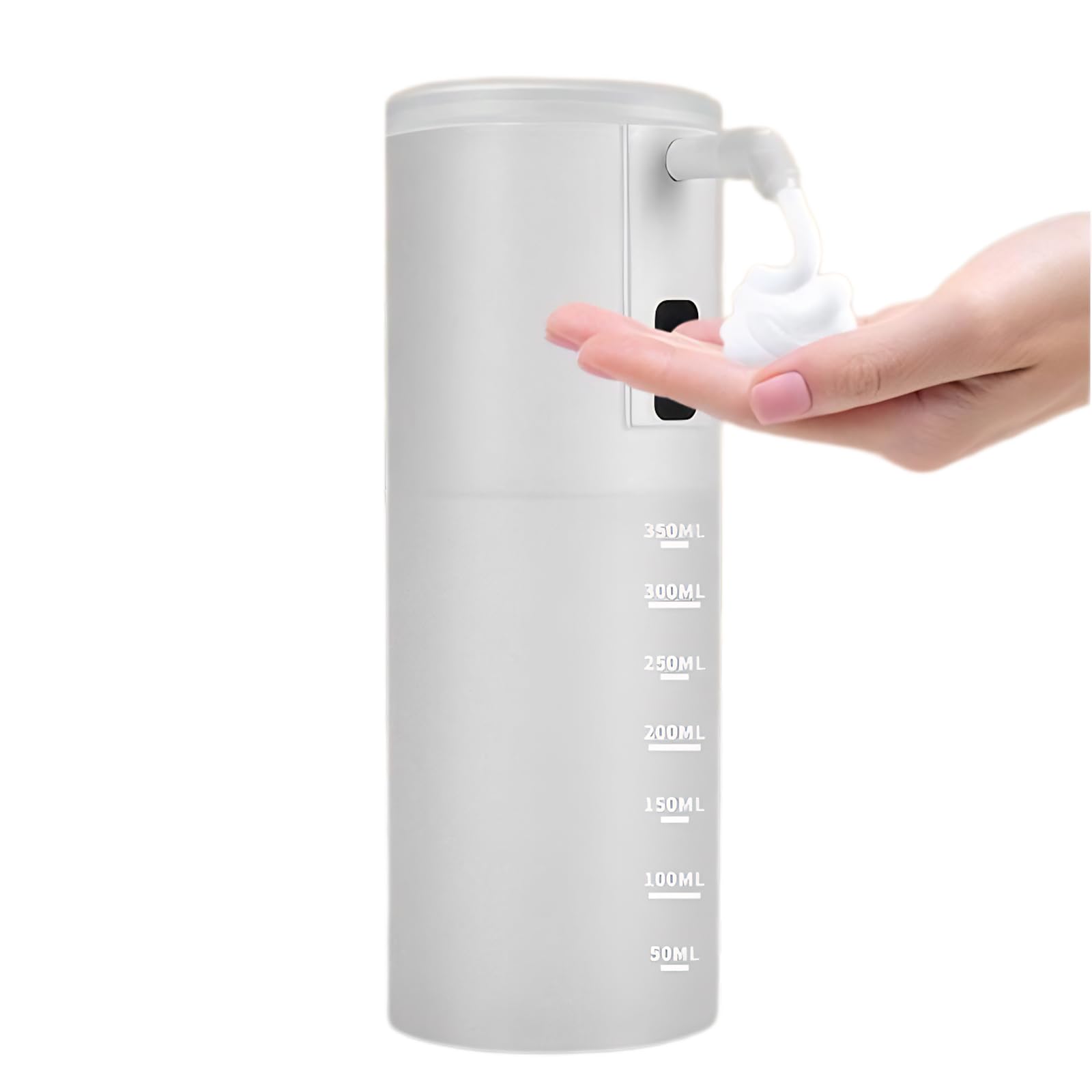 UAOGPLK ,White,Foam,Automatic Soap Dispenser Touchless,350Ml Rechargeable Liquid Hand Soap Dispenser, 4-Level Adjustable, Waterproof for Bathroom Kitchen Dish Soap