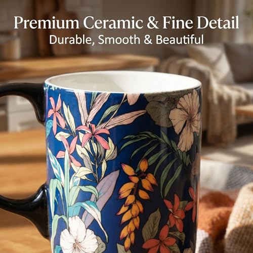 Set de 2 Mugs de Cerámica para Viaje con Tapa 17oz miniatura 3