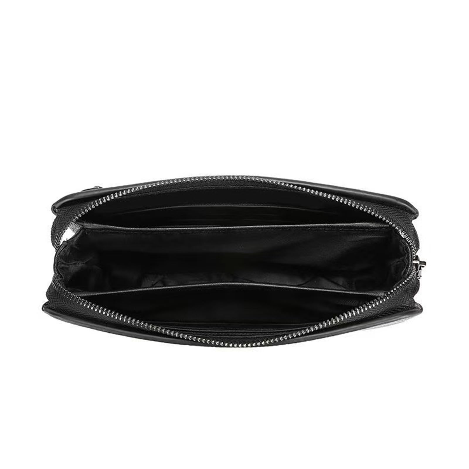 Pochette Uomo Pochette da uomo con blocco delle impronte digitali, antifurto, portafoglio di grande capacità