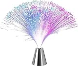 Regalo perfecto para todas las edades: esta luz nocturna LED de fibra es un regalo práctico e interesante para niños, padres, amigos, profesores o colegas para ocasiones como Navidad, cumpleaños y mucho más.