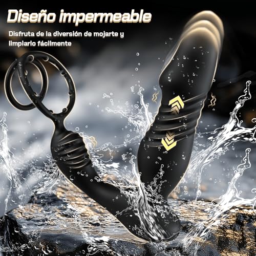Vibrador anal para hombre que elimina la incomodidad gracias a su diseño extensible de 9 modos 6