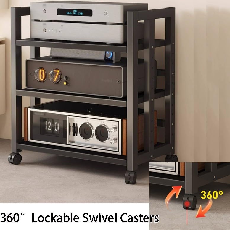Stojak na Multimedia Av,Szafka Komponenty Stereo Typu Tower w Stojaku Audio