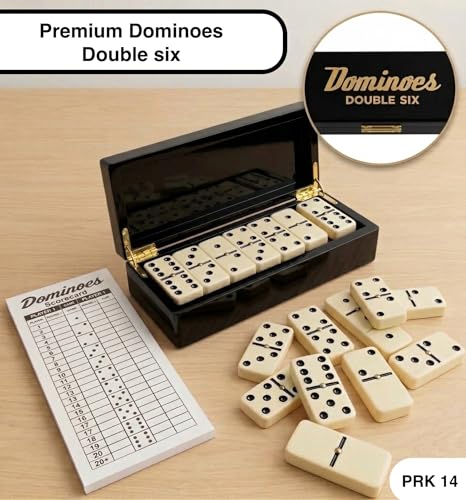 Juego de Domino Doble Seis con Caja de Madera Premium miniatura 2