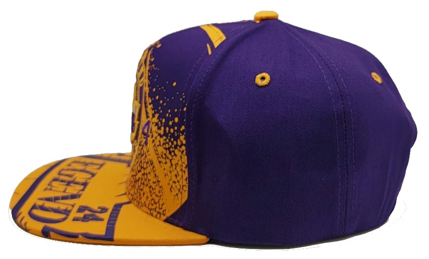 Los Angeles New Top Level Legend 24 Champions Purple Gold Era Snapback Hat Cap miniatura 5