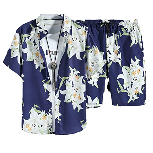 Ensemble plage séchage rapide tenue d'été 2 pièces pour homme taille M