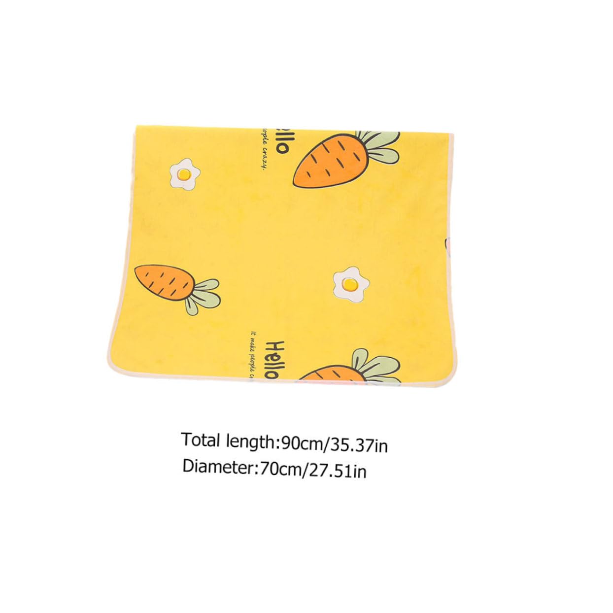 SUPVOX 1pc Cotton Urinal Pad Highly Absorbent Diaper Cushion for Lightweight and Portable Changing Pad Bright Cartoon Design for