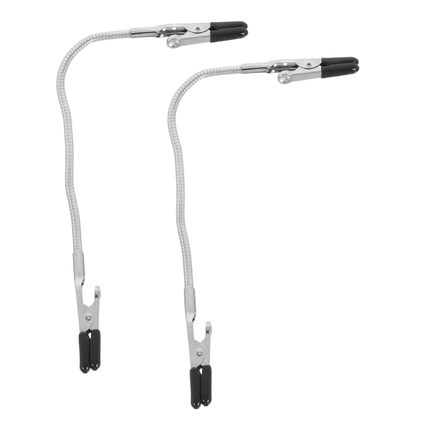 BESPORTBLE 2PCS Helping Hands Soldering Iron Stand Clamp Holder Ended Clamps Flexible Wire for Electronics Repair Photo Memo Clips Diy Crafts and Single Person Use