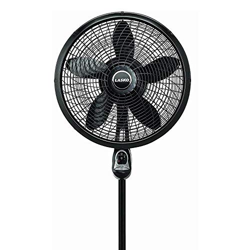 Lasko 2 X 1843 18" Remote Control Cyclone Pedestal Fan, Black #TOP3