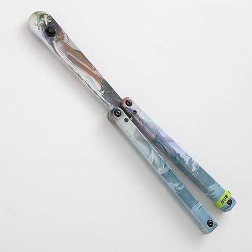 KEEDAS Herramienta de plástico con patrones impresos plegables, mango de canal integral, ultraligera y duradera, el mejor equilibrio e inercia,