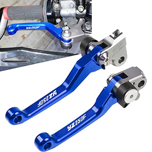 Erukei For Yamaha Yz250F Yz 250 F 2007 2008 Yzf 250F Motorcycle Dirt Bike Brake Clutch Levers Motocross Pivot Lever Cnc Aluminum Foldable Lever With Logo Three Finger ( Color : Orange ) #TOP4