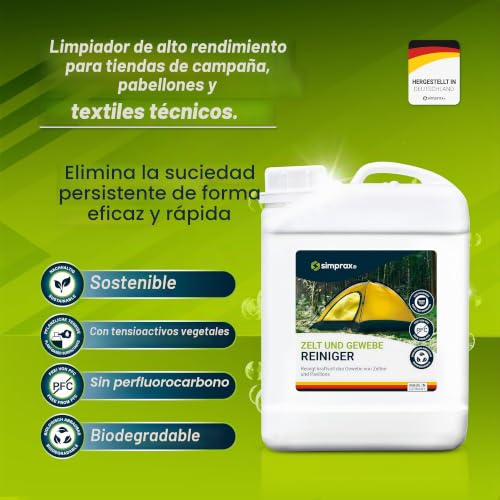 Gewebe Reiniger detergente biodegradable de 2,5 L para toldos residenciales 2