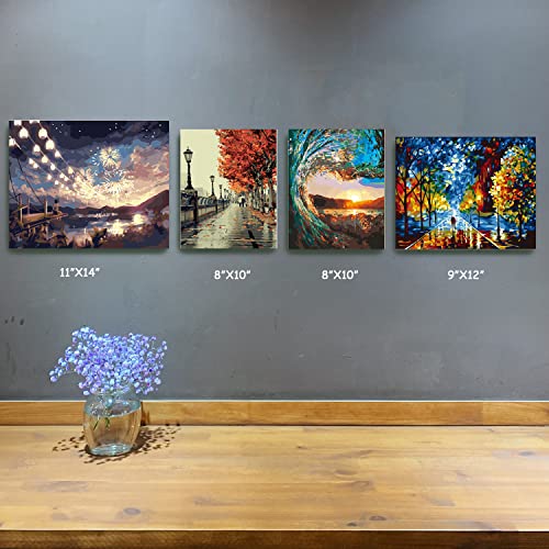 2 Pack 8"x 10" DIY Wood Canvas Stretcher Bars, Canvas Frames Kit-Easy to Assemble,Wooden Frames Kit for Oil Painting,Diamond Painting，Embroidery Stitch and Needlepoint Arts Supplies - Thumbnail 7