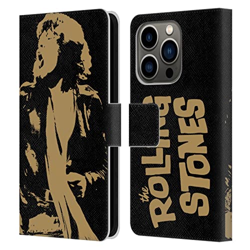 Carcasa iPhone 14 Pro The Rolling Stones de Cuero para Llevar tus Tarjetas en Conciertos