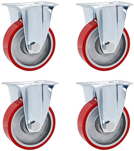 Roulettes pivotantes robustes en polyuréthane pour établi durable
