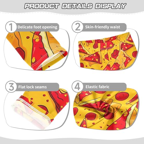 Kids High Waist Pizza Leggings for Toddler Girls 4T 202b29743